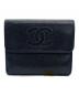 CHANEL（シャネル）の古着「3つ折り財布」｜ブラック