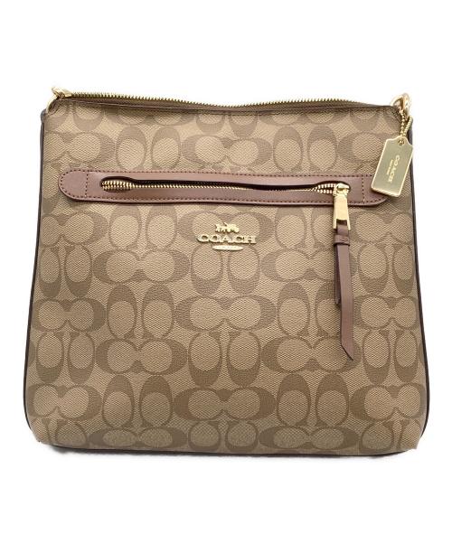 COACH（コーチ）COACH (コーチ) ショルダーバッグ ブラウンの古着・服飾アイテム