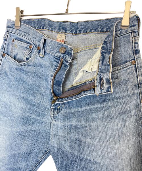 RRL（ダブルアールエル）RRL (ダブルアールエル) RRL ダブルアールエル Ralph Lauren ラルフローレン Slim Narrow スリムナロー ストレッチ ジーンズ デニム インディゴ サイズ:W32 L30の古着・服飾アイテム