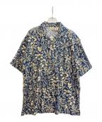 L.L.Beanエルエルビーン）の古着「アロハシャツ」｜ブルー