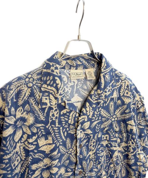 L.L.Bean（エルエルビーン）L.L.Bean (エルエルビーン) アロハシャツ ブルー サイズ:Mの古着・服飾アイテム