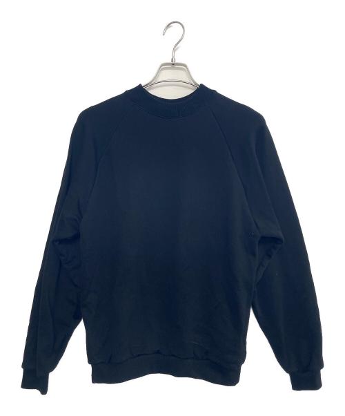 everyone（エブリワン）everyone (エブリワン) ラグランスウェット ブラック サイズ:Sの古着・服飾アイテム