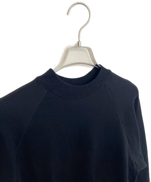 everyone（エブリワン）everyone (エブリワン) ラグランスウェット ブラック サイズ:Sの古着・服飾アイテム