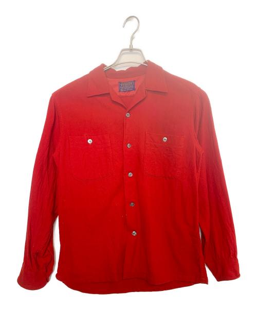 PENDLETON（ペンドルトン）PENDLETON (ペンドルトン) 長袖シャツ レッド サイズ:Mの古着・服飾アイテム
