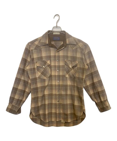 PENDLETON（ペンドルトン）PENDLETON (ペンドルトン) 長袖シャツ ブラウン サイズ:Mの古着・服飾アイテム