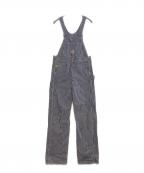 CarHarttカーハート）の古着「オーバーオール」｜ネイビー×ホワイト