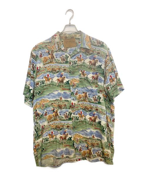 saddle ridgi（saddle ridgi）saddle ridgi (saddle ridgi) 柄シャツ マルチカラー サイズ:Lの古着・服飾アイテム