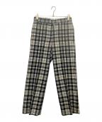 THOMSONトムソン）の古着「パンツ」｜ベージュ×ブラック