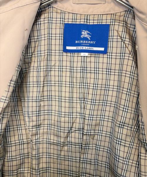 BURBERRY BLUE LABEL（バーバリー ブルー レーベル）BURBERRY BLUE LABEL (バーバリー ブルー レーベル) トレンチコート ベージュ サイズ:38の古着・服飾アイテム