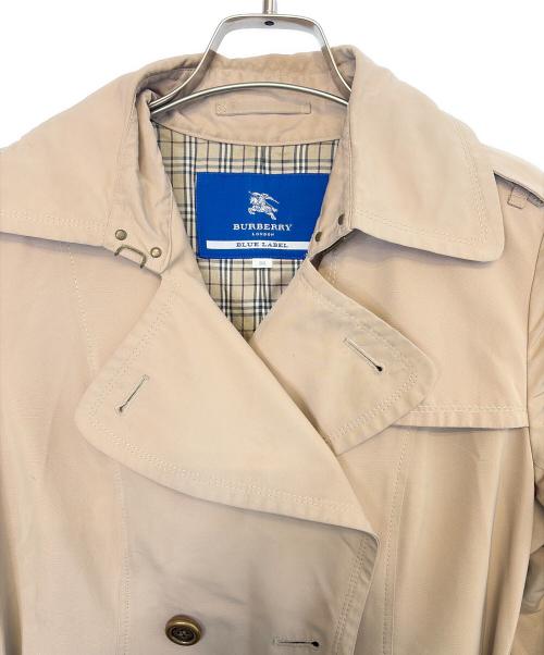BURBERRY BLUE LABEL（バーバリー ブルー レーベル）BURBERRY BLUE LABEL (バーバリー ブルー レーベル) トレンチコート ベージュ サイズ:38の古着・服飾アイテム