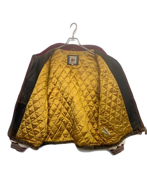 GUESS（ゲス）GUESS (ゲス) レザージャケット ブラウン サイズ:Mの古着・服飾アイテム