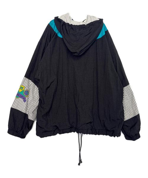 SUNLIFE（サンライフ）SUNLIFE (サンライフ) ウインドブレーカー ブラック×グリーン サイズ:XLの古着・服飾アイテム