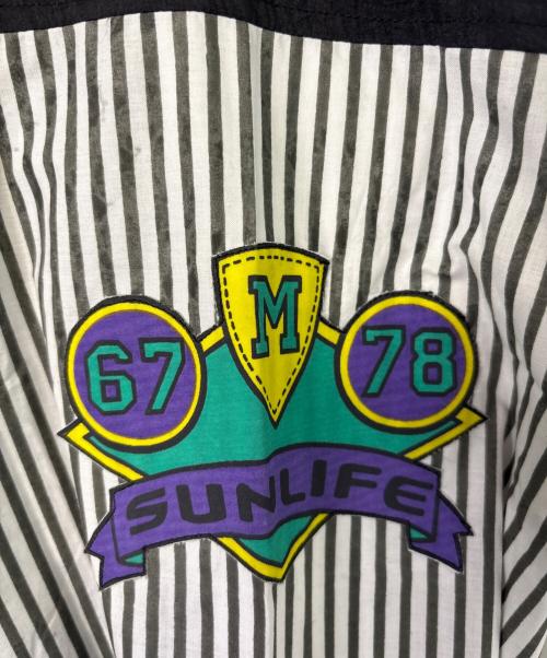 SUNLIFE（サンライフ）SUNLIFE (サンライフ) ウインドブレーカー ブラック×グリーン サイズ:XLの古着・服飾アイテム