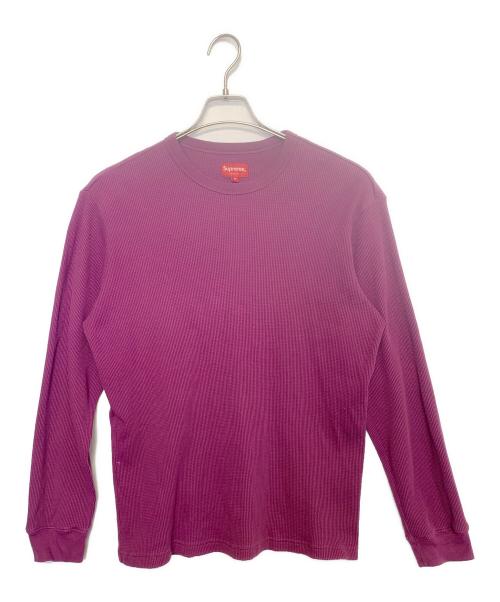 SUPREME（シュプリーム）SUPREME (シュプリーム) 長袖カットソー パープル サイズ:Sの古着・服飾アイテム