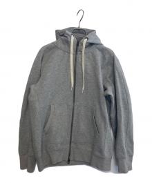 Champion（チャンピオン）の古着「ジップパーカー」｜グレー