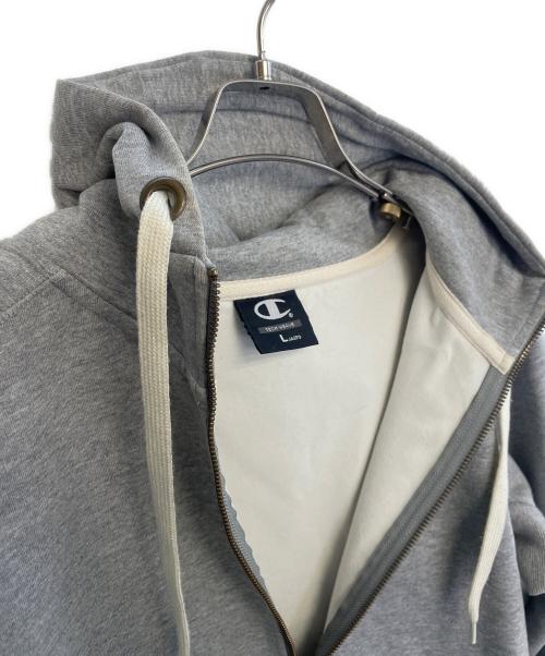 Champion（チャンピオン）Champion (チャンピオン) ジップパーカー グレー サイズ:Lの古着・服飾アイテム