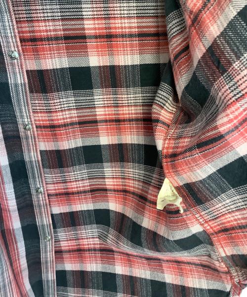 SUGAR CANE（シュガーケーン）SUGAR CANE (シュガーケーン) ネルシャツ ピンク サイズ:Lの古着・服飾アイテム