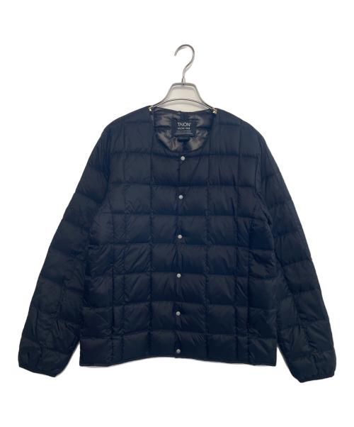 TAION（タイオン）TAION (タイオン) インナーダウンジャケット ブラック サイズ:Lの古着・服飾アイテム