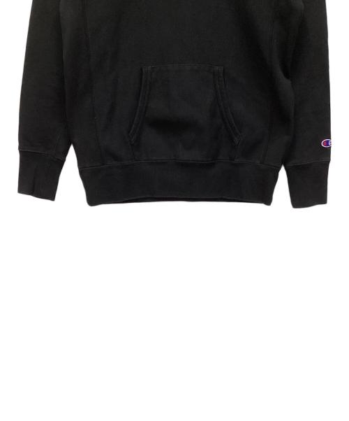 Champion REVERSE WEAVE（チャンピオン リバース ウィーブ）Champion REVERSE WEAVE (チャンピオン リバース ウィーブ) プルオーバーパーカー ブラック サイズ:Lの古着・服飾アイテム