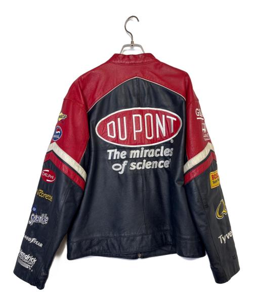 wilsons leather（ウィルソンズレザー）wilsons leather (ウィルソンズレザー) ライダースジャケット レッド×ブラック サイズ:Sの古着・服飾アイテム