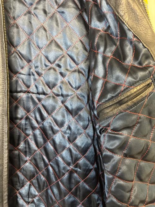 wilsons leather（ウィルソンズレザー）wilsons leather (ウィルソンズレザー) ライダースジャケット レッド×ブラック サイズ:Sの古着・服飾アイテム