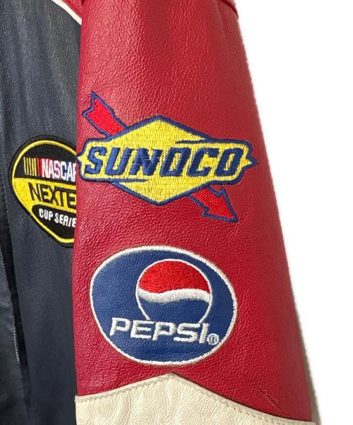 wilsons leather（ウィルソンズレザー）wilsons leather (ウィルソンズレザー) ライダースジャケット レッド×ブラック サイズ:Sの古着・服飾アイテム