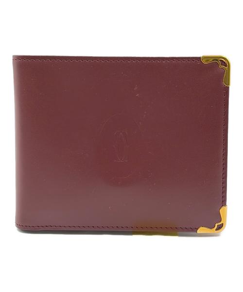Cartier（カルティエ）Cartier (カルティエ) 2つ折り財布 レッドの古着・服飾アイテム