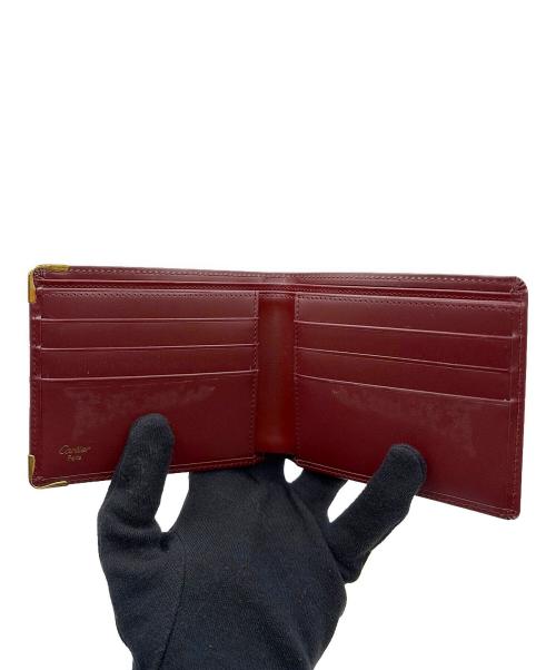 Cartier（カルティエ）Cartier (カルティエ) 2つ折り財布 レッドの古着・服飾アイテム