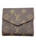 LOUIS VUITTON（ルイ ヴィトン）の古着「3つ折り財布」｜ブラウン
