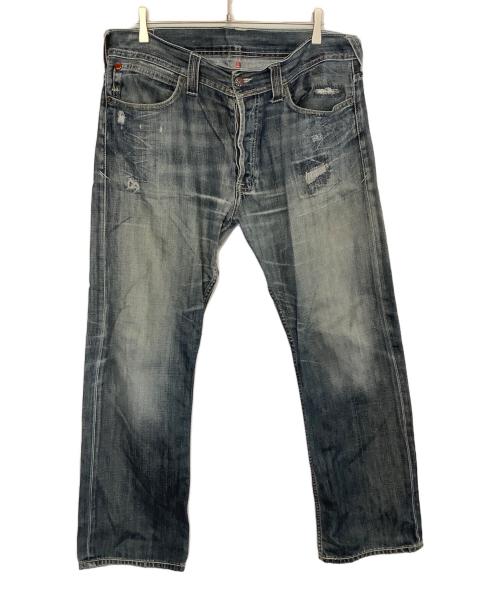 EVISU（エヴィス）EVISU (エヴィス) PUMA (プーマ) デニムパンツ インディゴ サイズ:W38の古着・服飾アイテム