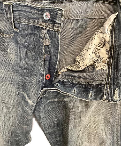 EVISU（エヴィス）EVISU (エヴィス) PUMA (プーマ) デニムパンツ インディゴ サイズ:W38の古着・服飾アイテム