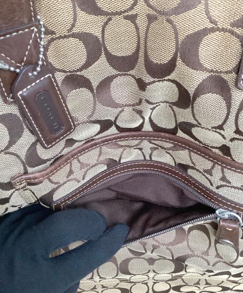 COACH（コーチ）COACH (コーチ) トートバッグ ブラウン×ベージュの古着・服飾アイテム