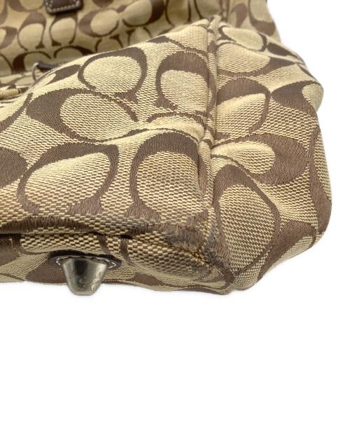 COACH（コーチ）COACH (コーチ) トートバッグ ブラウン×ベージュの古着・服飾アイテム