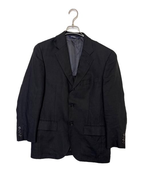 POLO RALPH LAUREN（ポロ・ラルフローレン）POLO RALPH LAUREN (ポロ・ラルフローレン) リネン混3Bジャケット ブラック サイズ:不明の古着・服飾アイテム