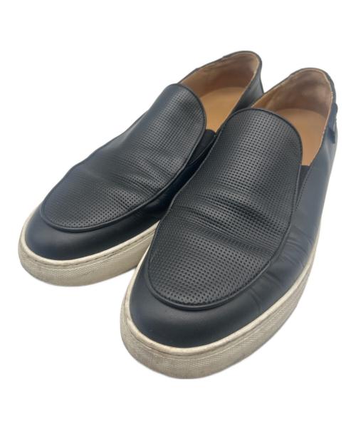 EMPORIO ARMANI（エンポリオ アルマーニ）EMPORIO ARMANI (エンポリオ アルマーニ) スリッポン ブラック サイズ:26の古着・服飾アイテム