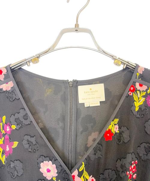 Kate Spade（ケイトスペード）Kate Spade (ケイトスペード) 長袖ワンピース ブラック サイズ:Sの古着・服飾アイテム