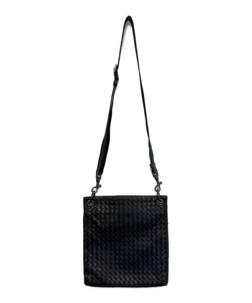BOTTEGA VENETA（ボッテガベネタ）BOTTEGA VENETA (ボッテガベネタ) ショルダーバッグ ブラックの古着・服飾アイテム