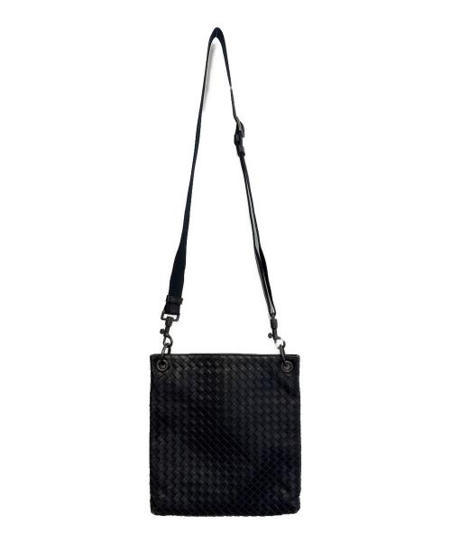 BOTTEGA VENETA（ボッテガベネタ）BOTTEGA VENETA (ボッテガベネタ) ショルダーバッグ ブラックの古着・服飾アイテム