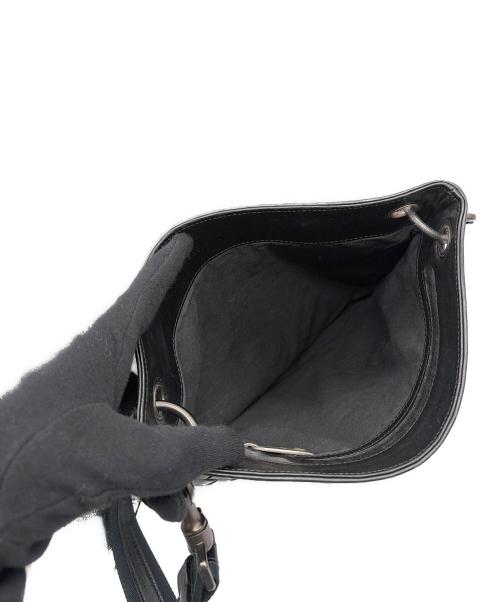 BOTTEGA VENETA（ボッテガベネタ）BOTTEGA VENETA (ボッテガベネタ) ショルダーバッグ ブラックの古着・服飾アイテム