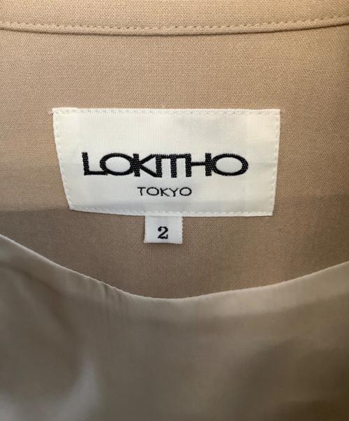 LOKITHO（ロキト）LOKITHO (ロキト) ジップアップジャケット ベージュ サイズ:Mの古着・服飾アイテム