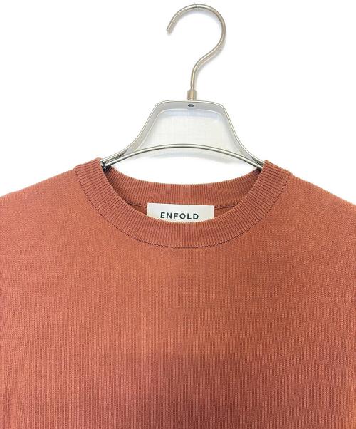 ENFOLD（エンフォルド）ENFOLD (エンフォルド) ノースリーブワンピース ブラウン サイズ:Mの古着・服飾アイテム
