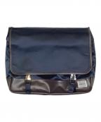 PORTERポーター）の古着「ショルダーバッグ」｜ネイビー×ブラウン