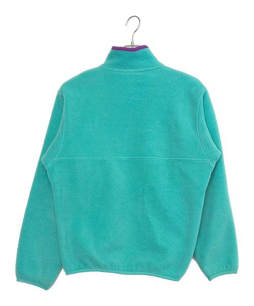 Patagonia（パタゴニア）Patagonia (パタゴニア) スナップT エメラルドグリーン×パープル サイズ:Mの古着・服飾アイテム