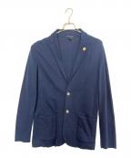 LARDINIラルディーニ）の古着「ニットテーラードジャケット」｜ネイビー