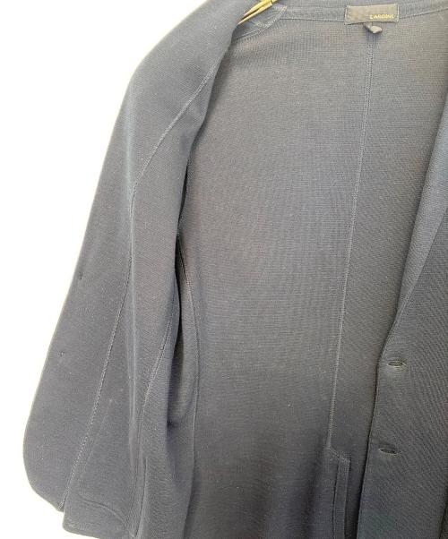 LARDINI（ラルディーニ）LARDINI (ラルディーニ) ニットテーラードジャケット ネイビー サイズ:Lの古着・服飾アイテム