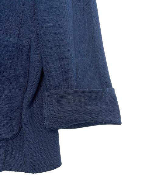 LARDINI（ラルディーニ）LARDINI (ラルディーニ) ニットテーラードジャケット ネイビー サイズ:Lの古着・服飾アイテム