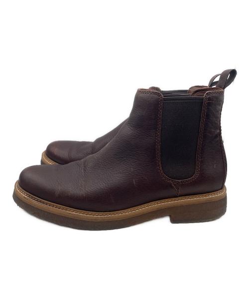 CLARKS（クラークス）CLARKS (クラークス) サイドゴアブーツ ブラウン サイズ:26.5cmの古着・服飾アイテム