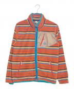 CHUMSチャムス）の古着「フリースジャケット」｜オレンジ