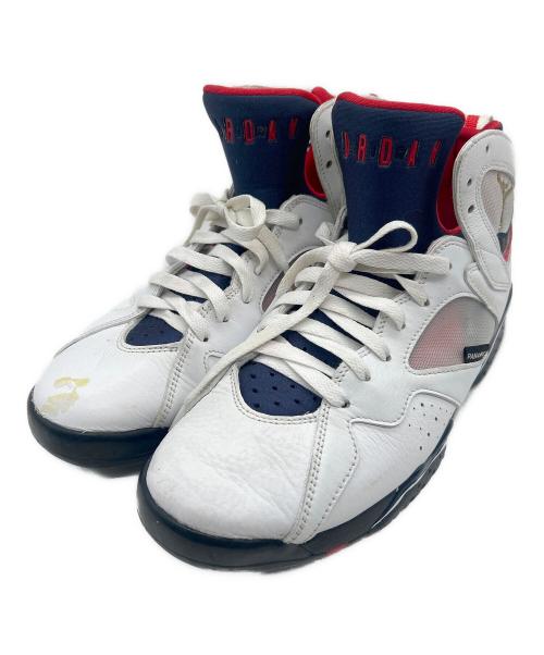 NIKE（ナイキ）NIKE (ナイキ) PSG (パリ・サンジェルマンFC) Nike AIR JORDAN7 RETRO BCFC（ナイキ エアージョーダン7 レトロ ビーシーエフシー） ホワイト サイズ:27cmの古着・服飾アイテム