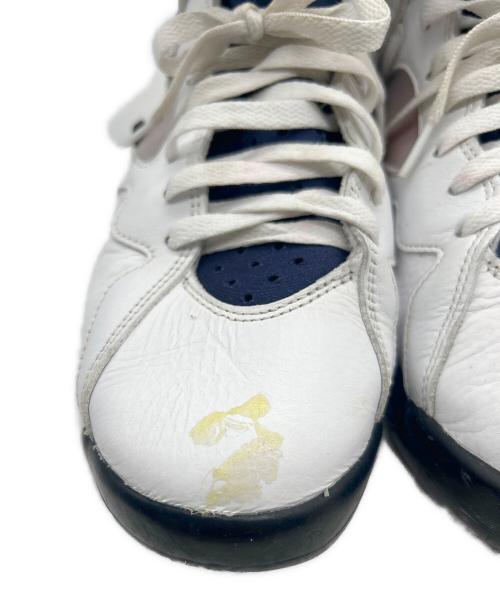NIKE（ナイキ）NIKE (ナイキ) PSG (パリ・サンジェルマンFC) Nike AIR JORDAN7 RETRO BCFC（ナイキ エアージョーダン7 レトロ ビーシーエフシー） ホワイト サイズ:27cmの古着・服飾アイテム
